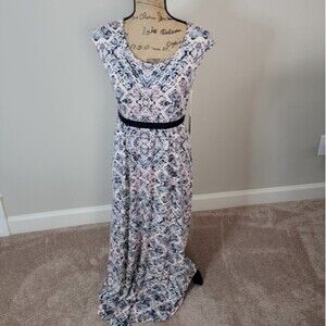 Jessica Simpson mixed print maternity dress
